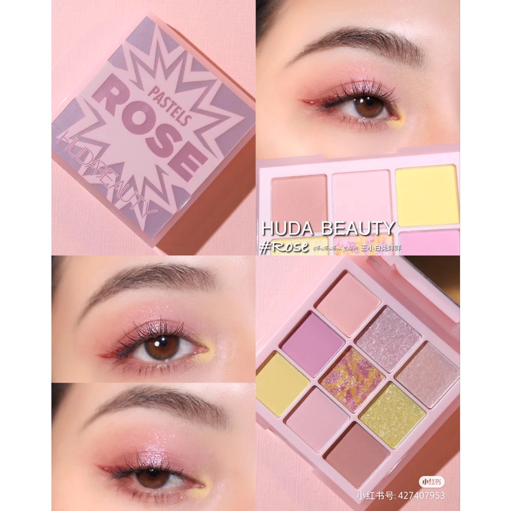 Bảng mắt Huda Rose 9 ô Obsessions