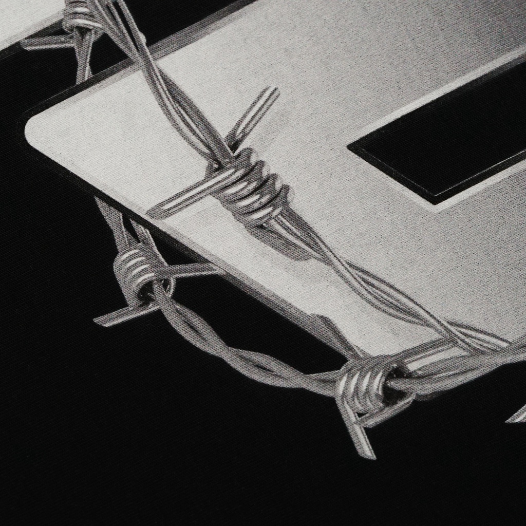 Áo Phông Nam Đẹp MYO Vải Cotton In Hình Barbed Wire