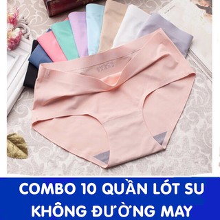 Combo 10 Quần lót điều hòa thông hơi không đường may