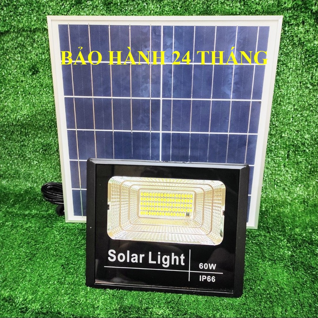 Đèn LED Pha Năng Lượng Mặt Trời Khung Vỏ Nhôm Chống Nước 60W 100W 200W