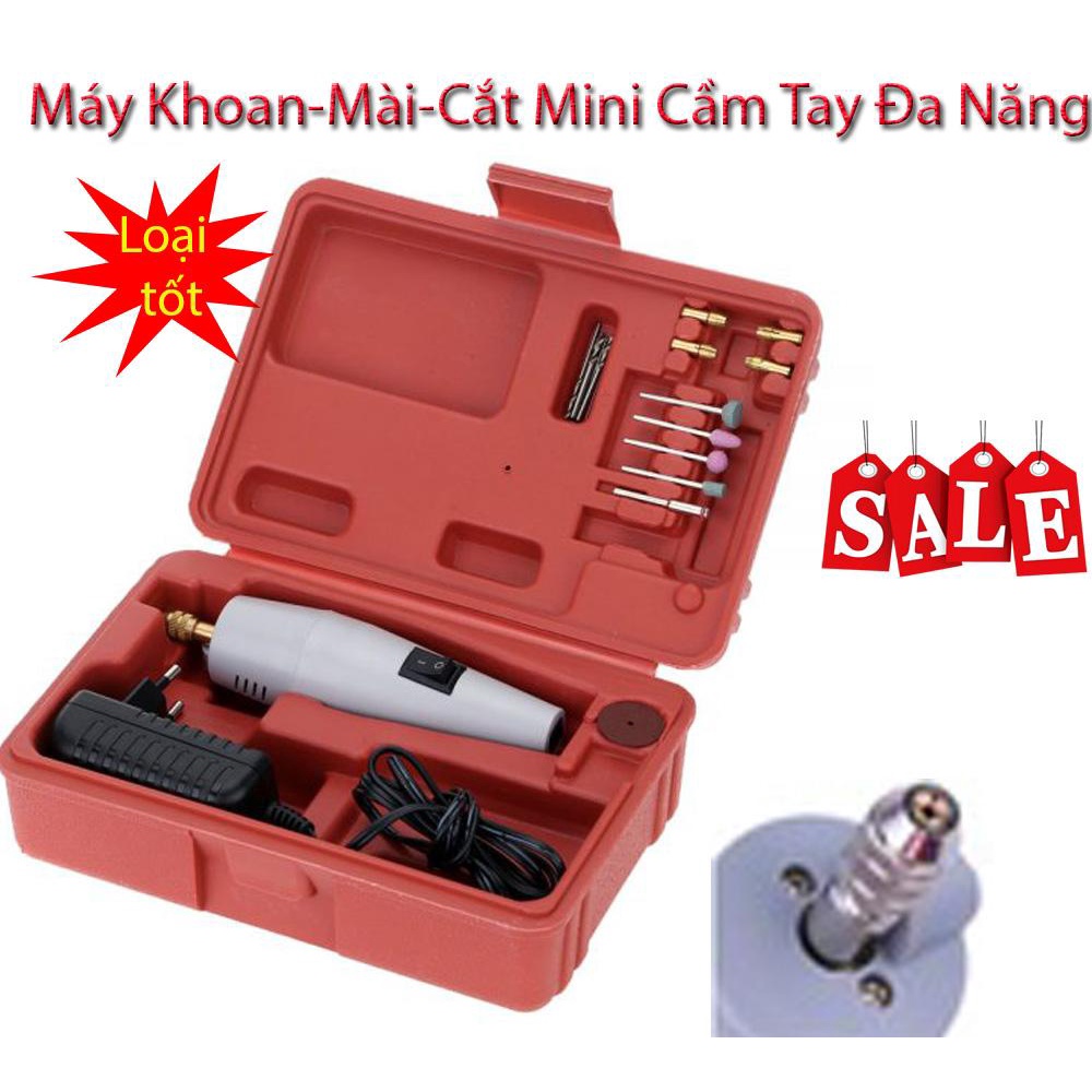 Bộ Máy Khoan Mài Cắt Cầm Tay Mini - Khoan Mini, Bộ Máy Khoan Đa Năng, Chuyên Làm Các Chi Tiết Nhỏ Tinh Xảo