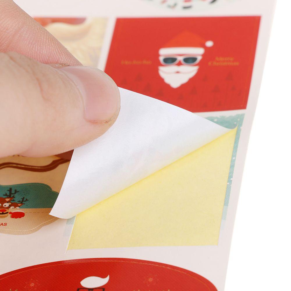 LONTIME Set 24 Sticker Dán Trang Trí Giáng Sinh
