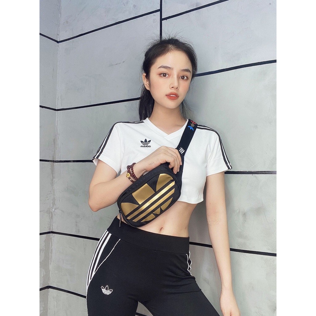 ⚡️ [ SIÊU SALE + CÓ VIDEO ] Túi đeo chéo,Túi bao tử Adidas ADICOLOR TREFOIL WAIST BAG - FT8917 / Ảnh Thật / Giá TỐT NHẤT