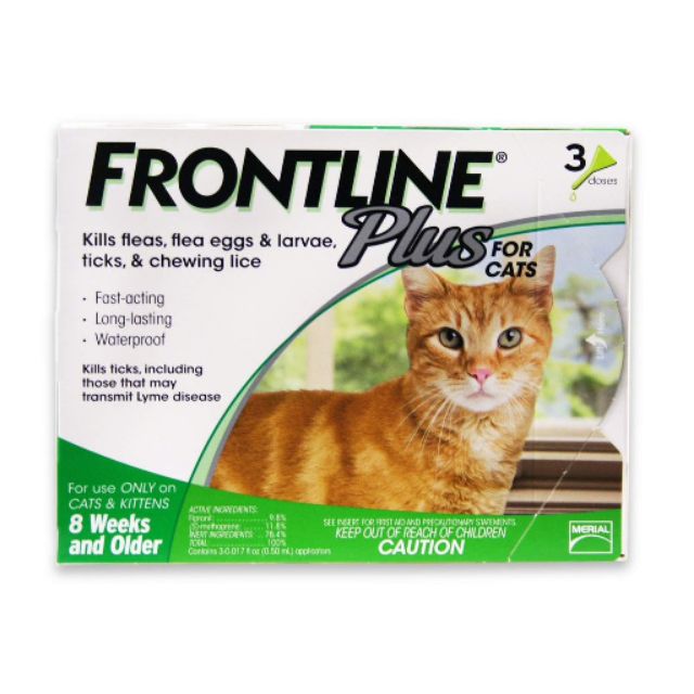 (1 ống) Nhỏ gáy trị ve rận cho mèo - Frontline Plus For Cat
