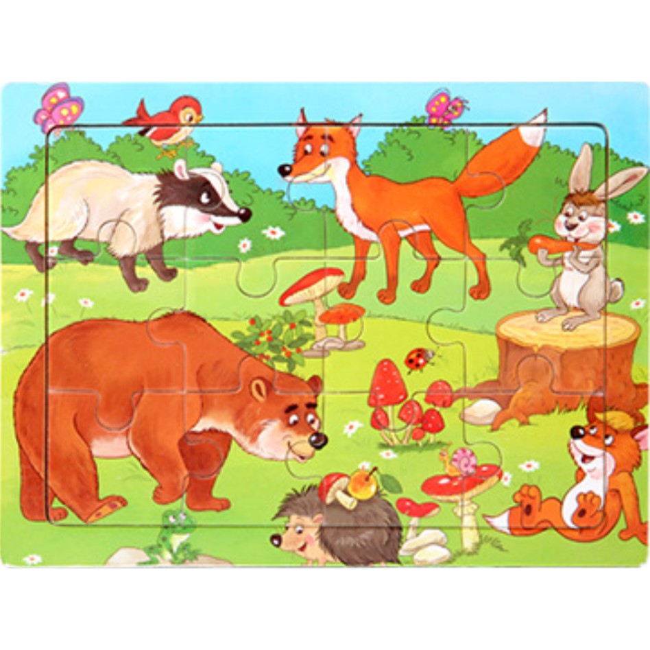 Miếng ghép hình. Tranh ghép cho bé 1-5 tuổi. mn_2018