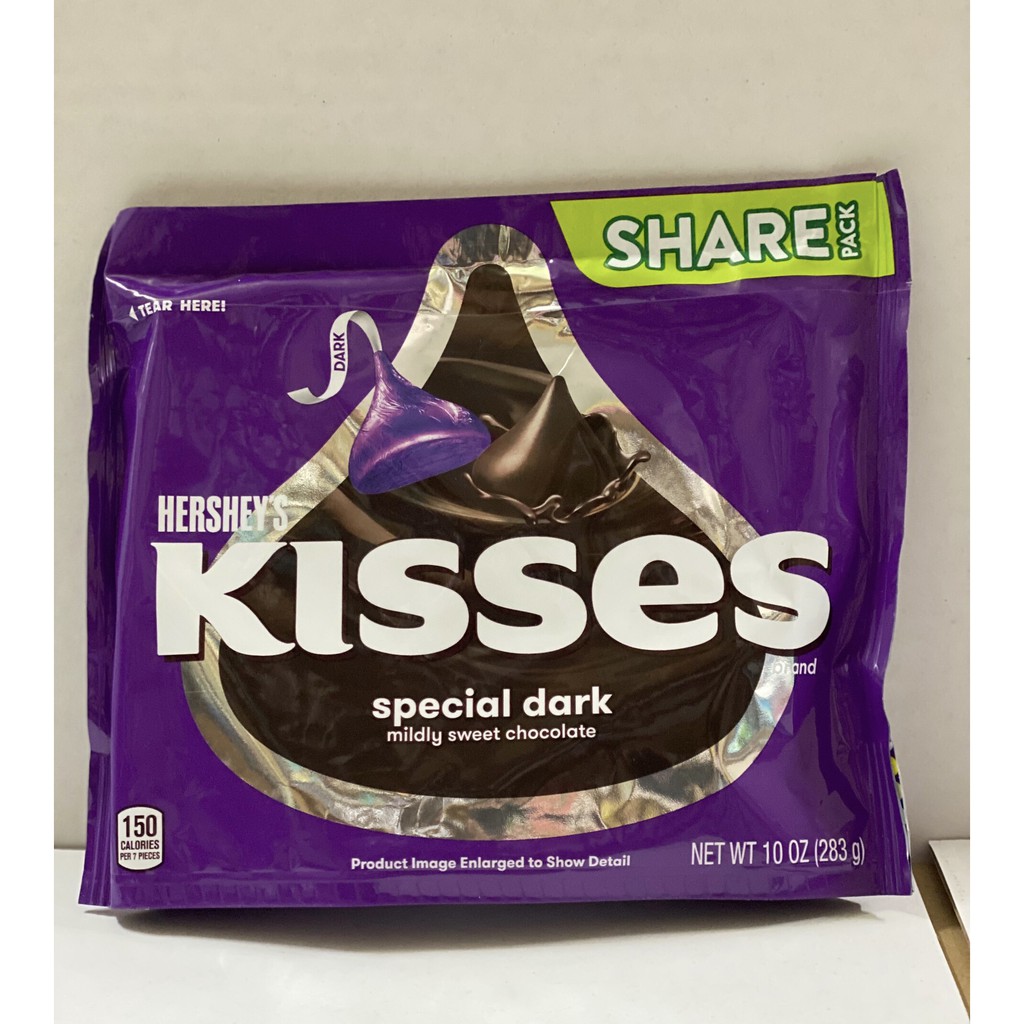 Socola Hershey's Kisses Spiceal Dark Mildly Sweet Chocolate 283g - Mỹ