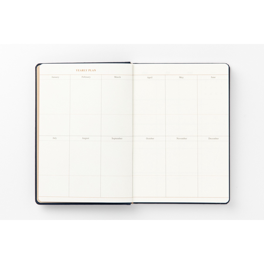 Sổ Tay Ghi Chú ARTBOX Hàn Quốc Bọc Vải Màu Xanh Navy Tiện Dụng