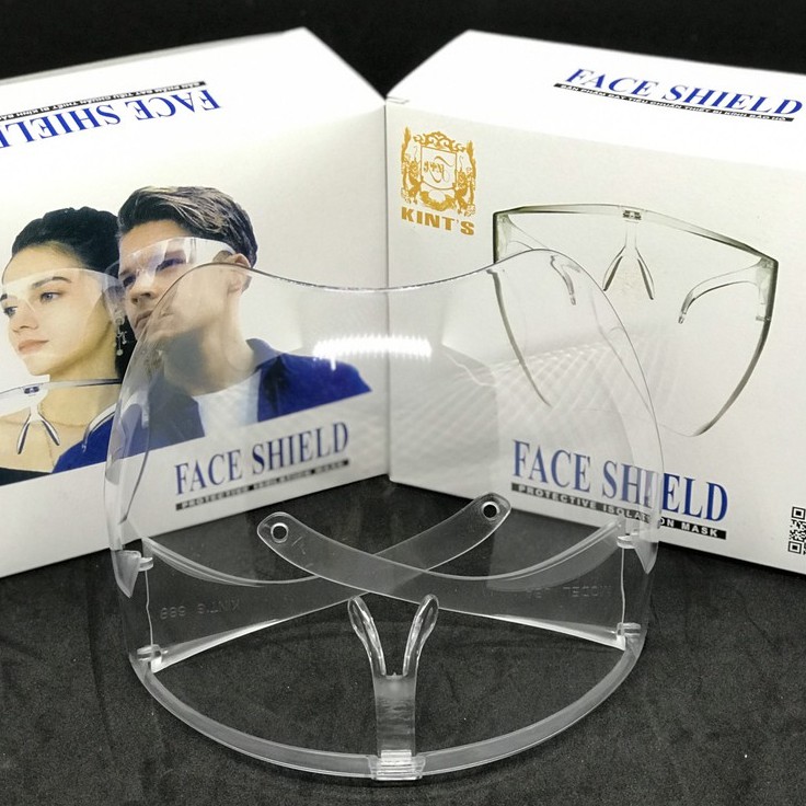 Kinh bảo hộ chống giọt bắn thương hiệu Kint's chính hãng, Tấm chắn face shield chống dịch đạt chuẩn bộ y tế