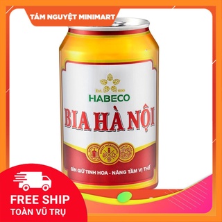 Lốc 6 lon bia hà nội 330ml