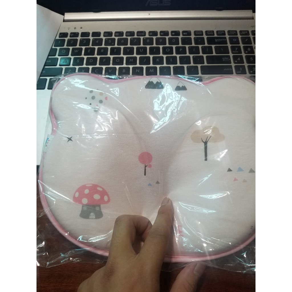 Gối cao su lõm chống bẹp đầu cao cấp cho bé Gối chống bẹp đầu trái táo- gấu mẫu mới nhất