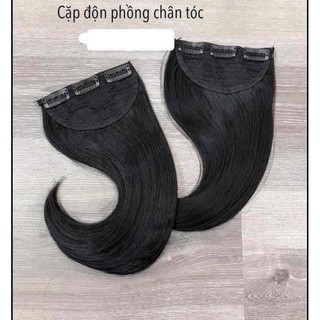 Tóc Kẹp Phím Phồng Hai Bên Tóc Giả 30cm (3 kẹp 30cm)