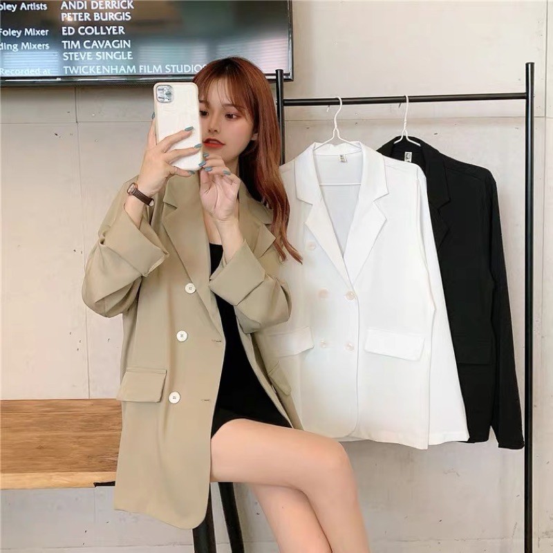 (ORDER) Blazer vải mỏng tay dài Bigsize | BigBuy360 - bigbuy360.vn