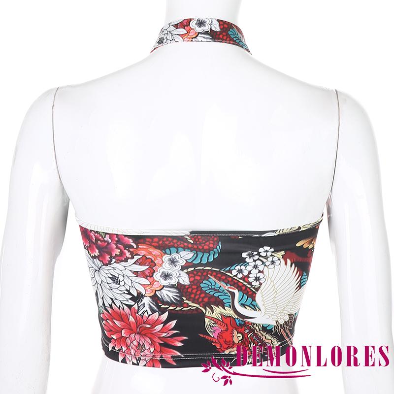 Áo Lửng Hai Dây Hở Lưng Quyến Rũ Dành Cho Nữ