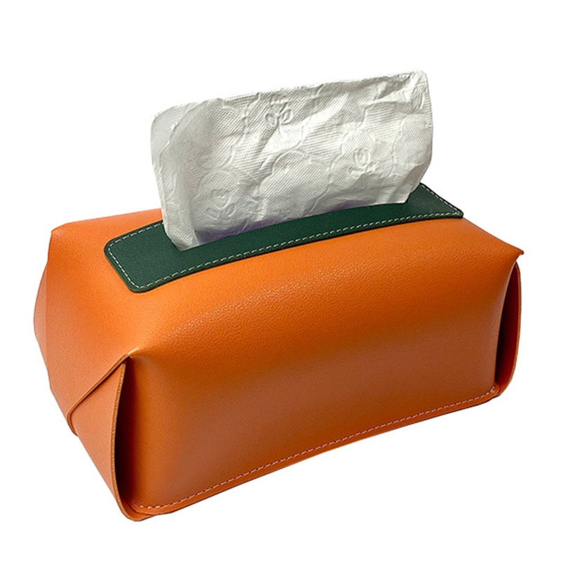 Hộp Đựng Khăn Giấy Bằng Da PU Hình Chữ Nhật Chống Nước Hiện Đại Trang Trí Nhà Tắm