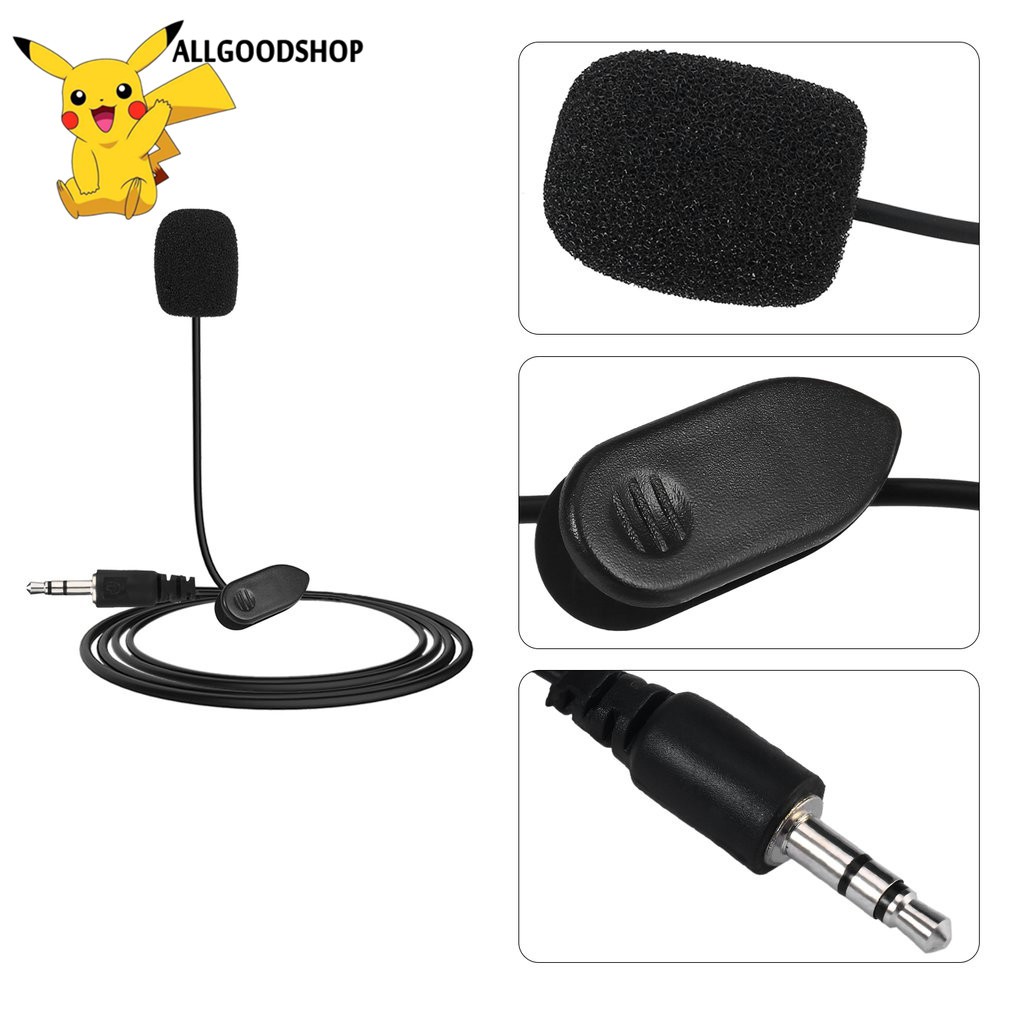 Micrô cài áo mini jack cắm 3.5mm cho máy tính Notebook chất lượng cao