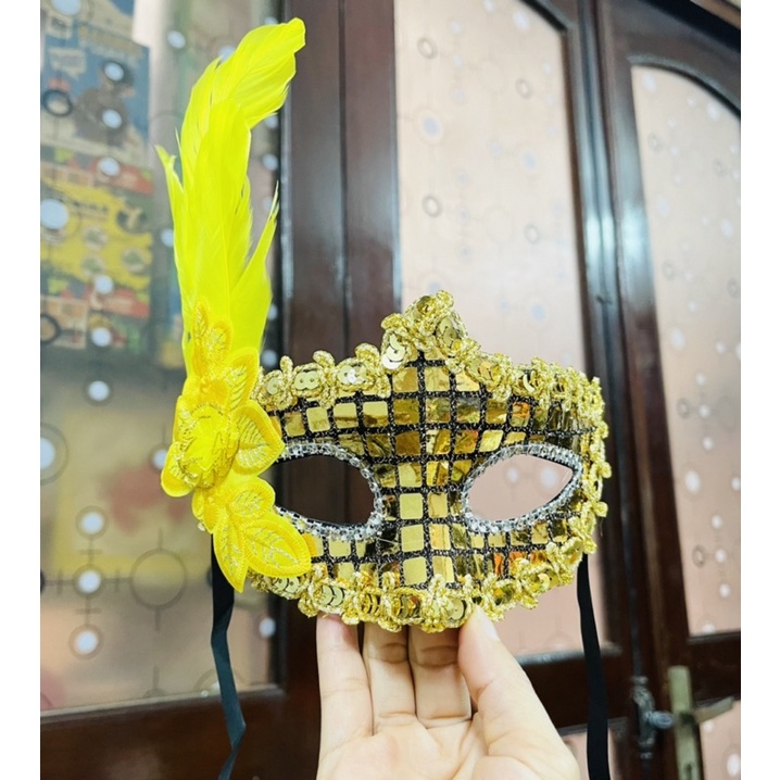 Mặt nạ hoá trang chơi trung thu / mặt nạ nửa mặt cosplay HALOWEEN