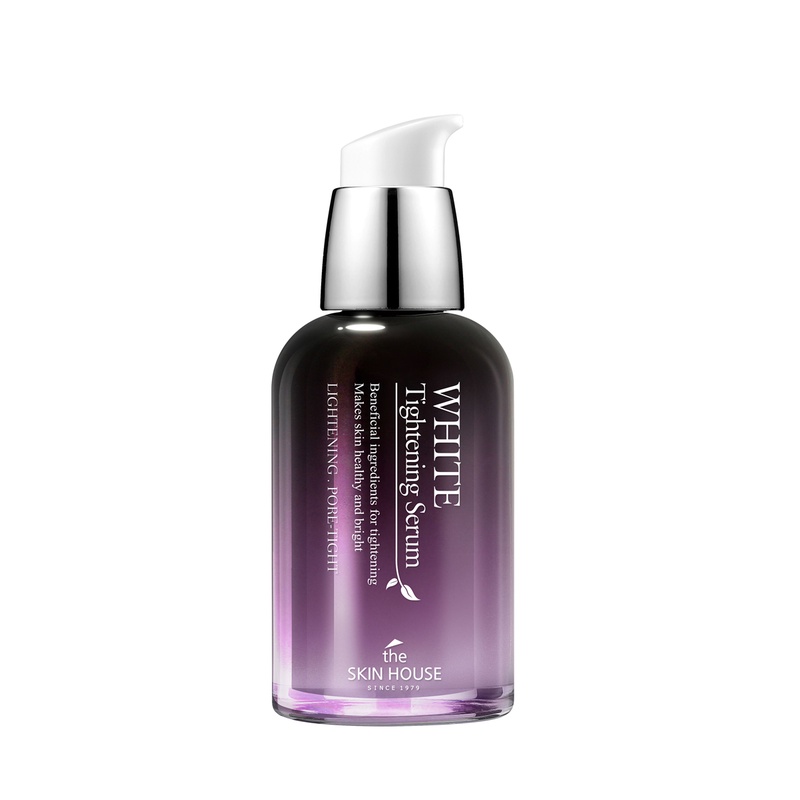 T08 - THE SKIN HOUSEWHITE TIGHTENING SERUM - Tinh chất se khít lỗ chân lông và làm sáng da, chai 50ml