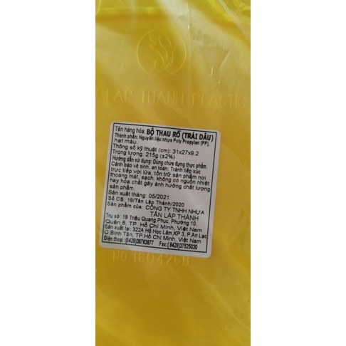 Bộ thau rổ hình dâu hàng km dutchlady