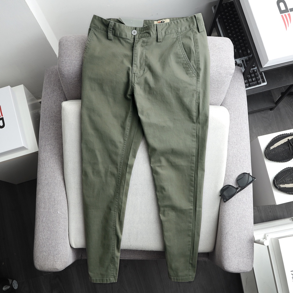Quần Kaki Dài Nam co giãn zonado cao cấp Zqkk01 xanh rêu