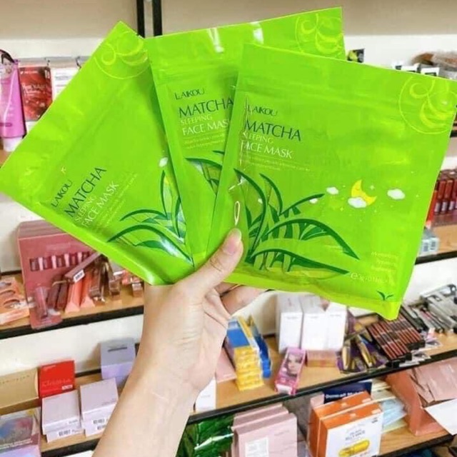 COMBO 6 MASK NGỦ LAIKOU TRÀ XANH 90 GÓI