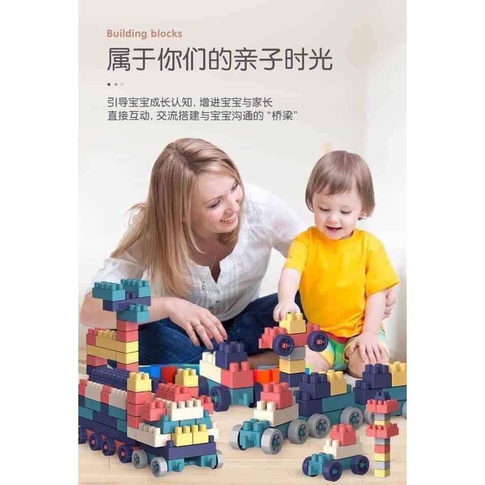 BỘ LEGO 520 CHI TIẾT CÀNG CHƠI BÉ CÀNG THÔNG MINH HƠN