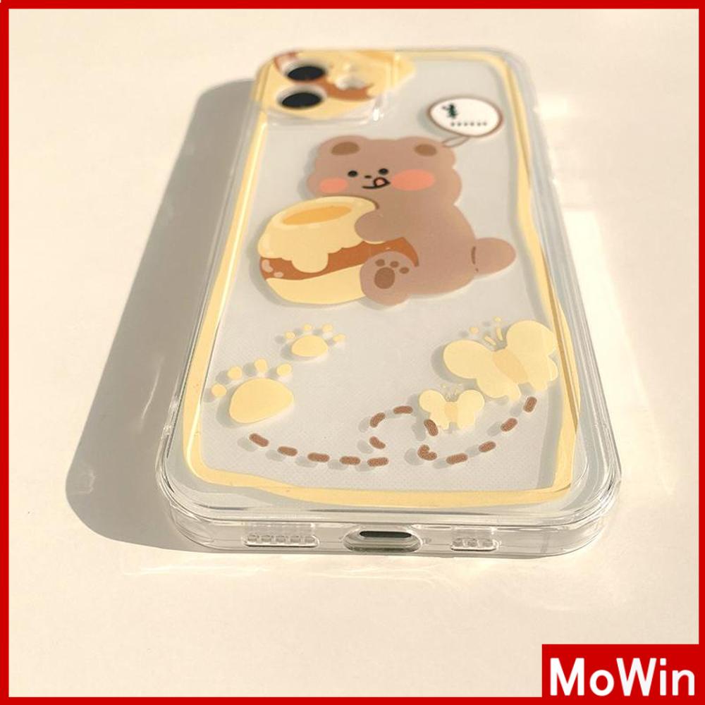 Ốp Điện Thoại Silicon Trong Suốt Viền Vuông Chống Sốc Cho iPhone 13 Pro Max iPhone 12 Pro Max iPhone 11 iPhone 7 Plus