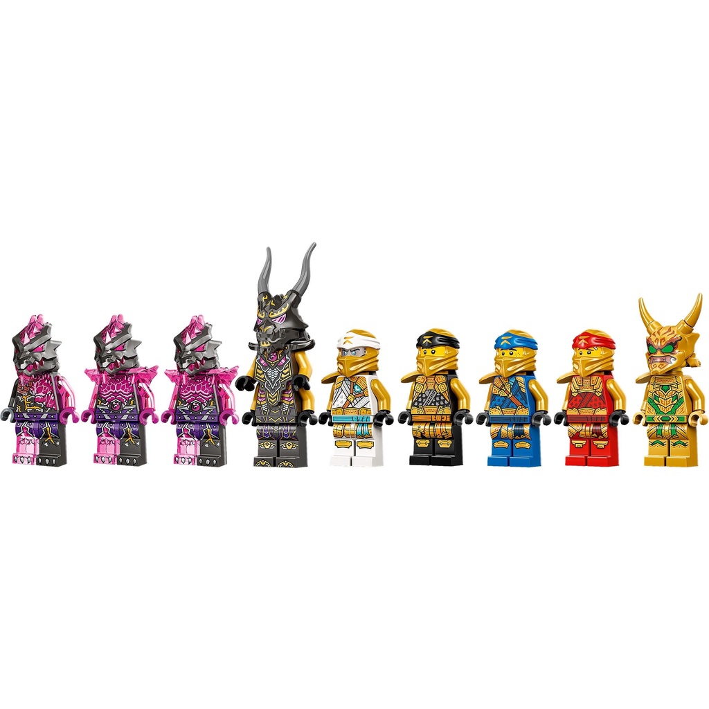 71774 Đồ chơi lắp ráp Iego Ninjago Crystalized Lloyd's Golden Ultra Dragon - Siêu Rồng vàng của Lloyd