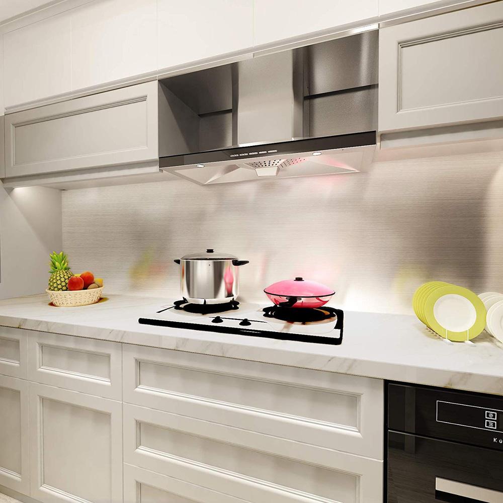 Miếng Dán Tường Bằng Kim Loại Chống Thấm Nước Độc Đáo Trang Trí Nhà Cửa DIY