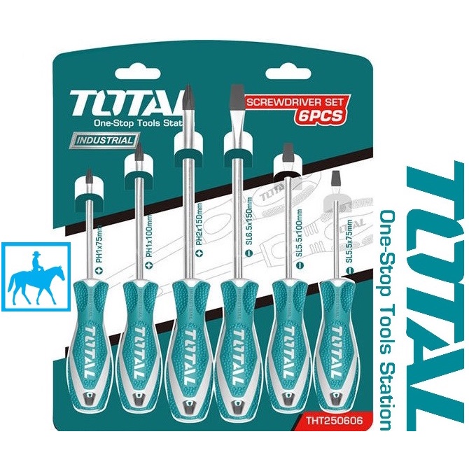 Total Bộ 6 tô vít dẹp và bake CR-V THT250606