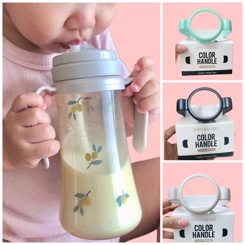 Tay cầm bình sữa Grosmimi/ Phụ kiện bình Grosmimi lắp được bình, Tovy, Mother K, Bebepick