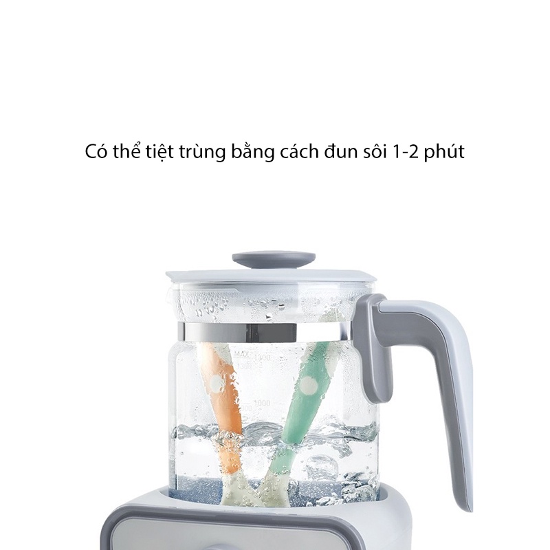 Set thìa dĩa ăn dặm cho bé AAG329 uốn cong 360 độ có hộp đựng bảo quản tiện lợi an toàn