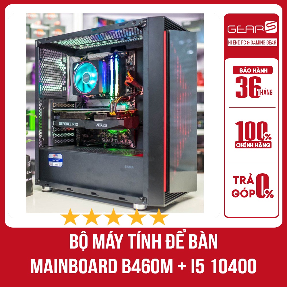 Bộ máy tính để bàn ASUS PRIME B460MK + i5 10400