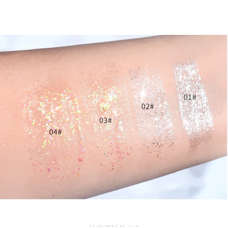 Nhũ Mắt Gel Nhũ Kim Tuyến Lấp Lánh Trang Điểm Mắt Tăng Độ Quyến Rũ TD1 MOCCO Nội địa trung NM01