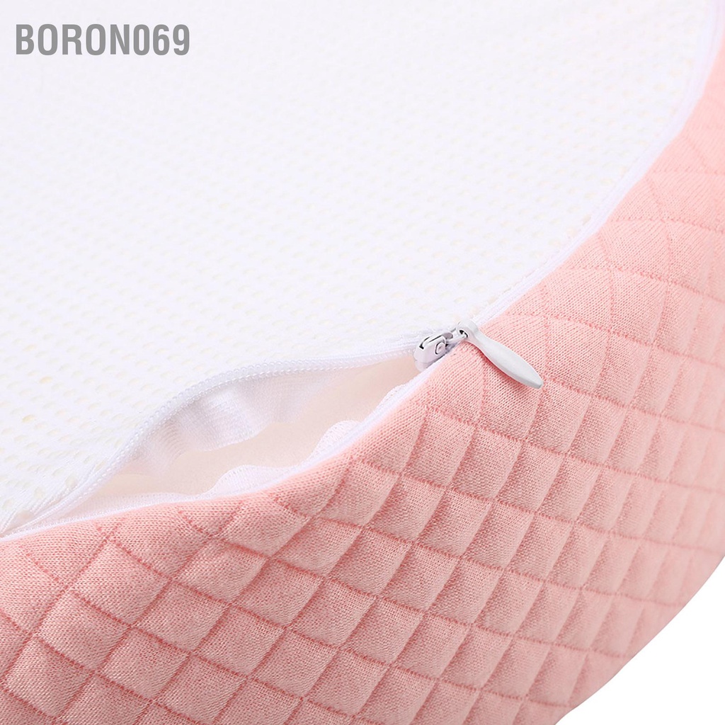 Gối nghiêng cho trẻ sơ sinh Định vị bé AntiReflux con bú bông chống trượt Boron069