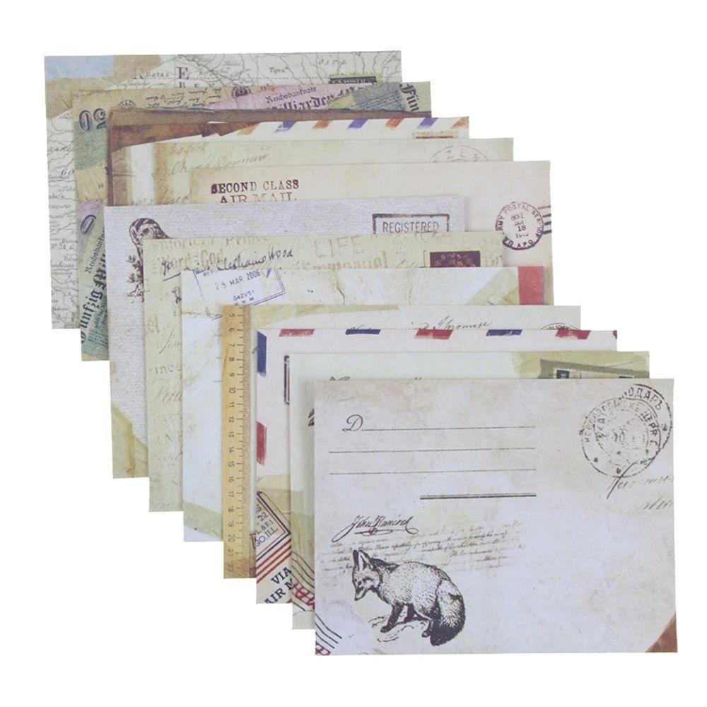 PEWANY Bộ 12 Phong Bì Thư 12 Thiết Kế Phong Cách Châu Âu