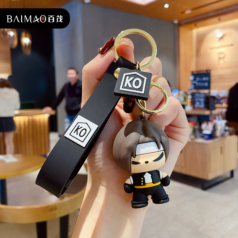 King of Fighters keychain pendant personalized car keychain