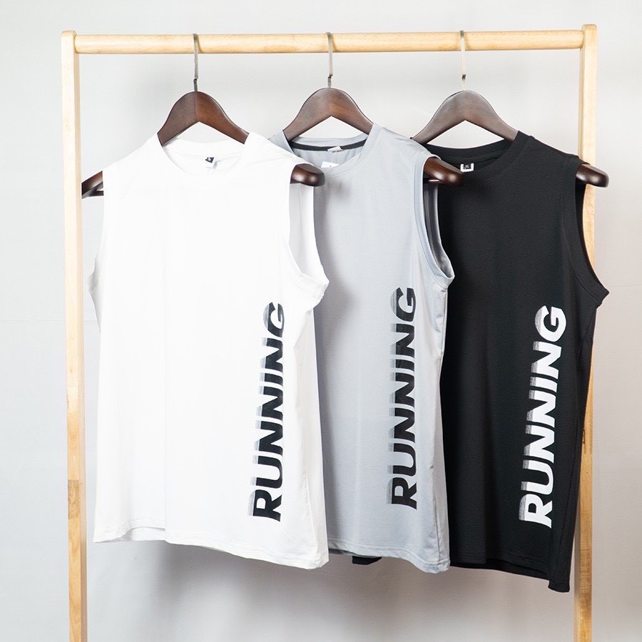 Áo ba lỗ sát nách tanktop, áo tập gym RUNNING - BL04