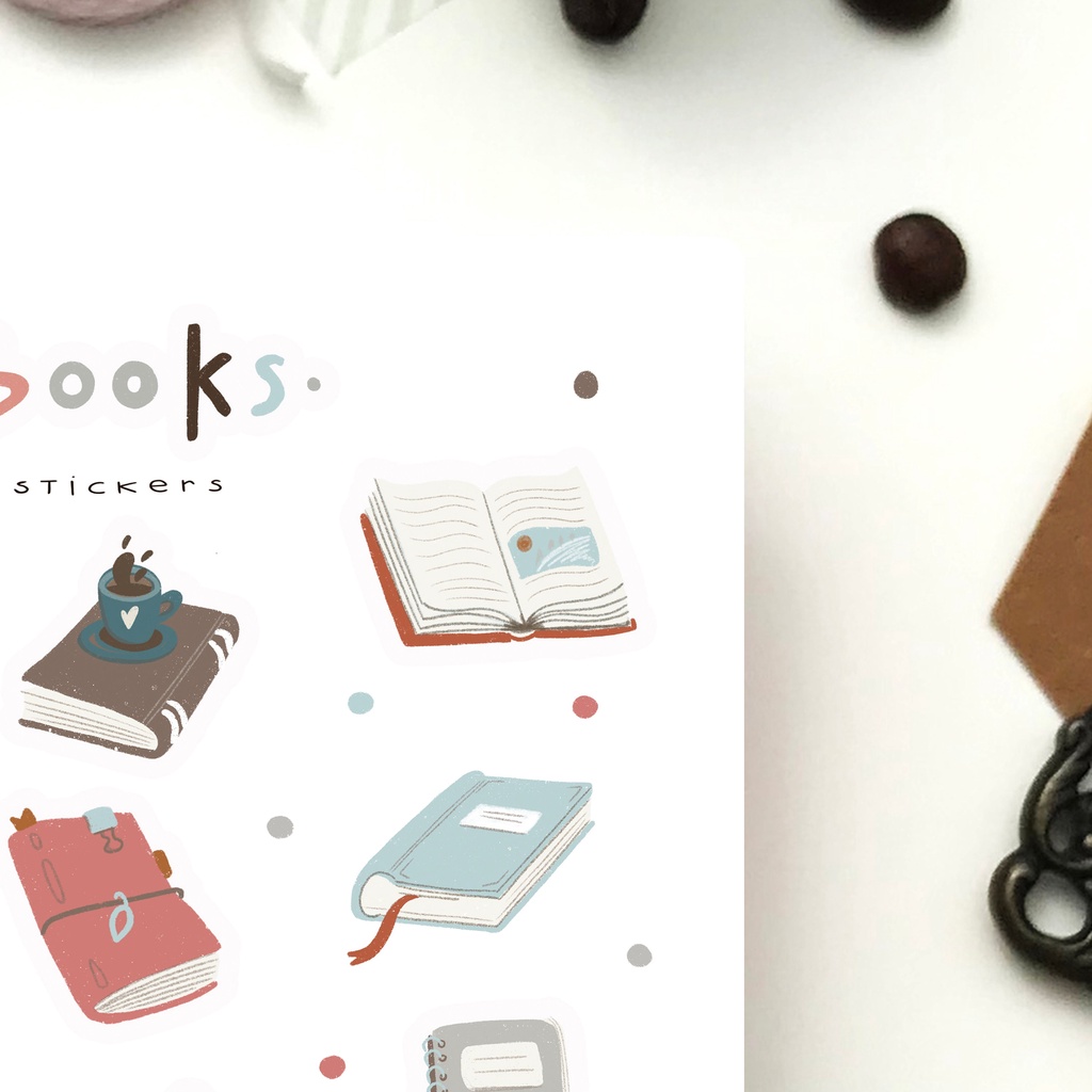 Sticker Trang Trí Sổ - Chủ Đề Trường Học - BOOK STICKER PACK - Sổ Đựng Card - Trang Trí LOMO - Trang Trí TOPLOADER