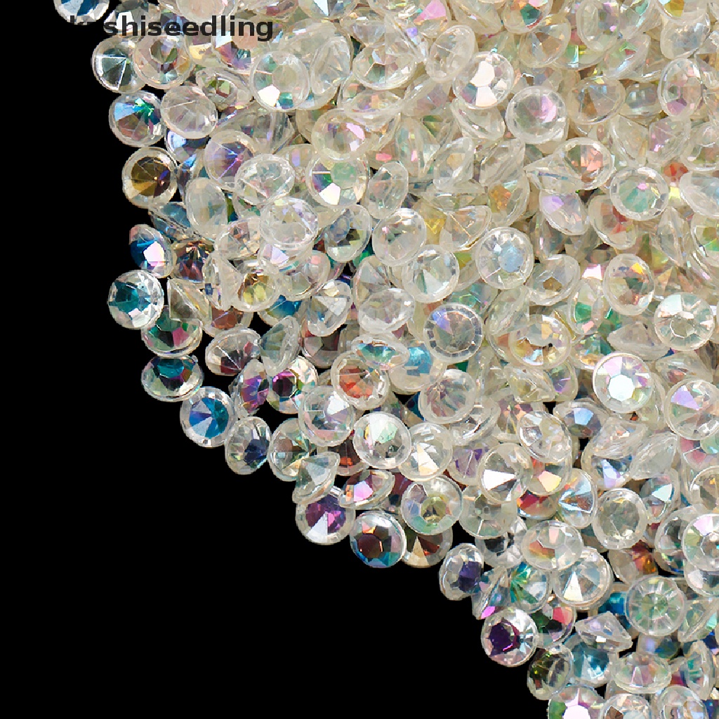 Bộ 200 Viên Kim Cương Giả 4.5mm Trang Trí Tiệc Cưới