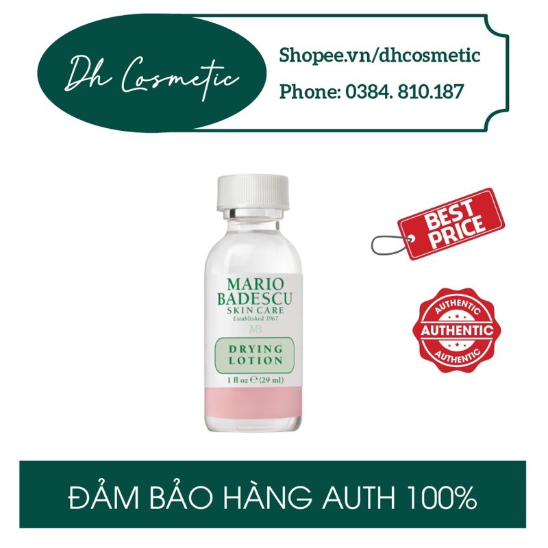 ( CÓ SẴN) [AUTH] Dung Dịch Chấm Mụn Mario Badescu Drying Lotion 29ml