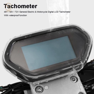 Đồng hồ đo tốc độ 48v / 60v/72v màn hình lcd cho xe máy