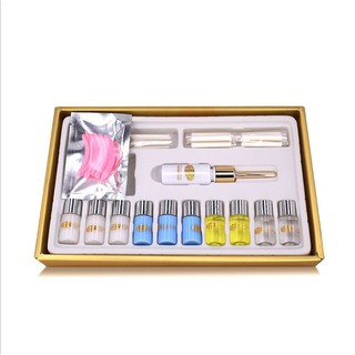 Sét uốn mi 3d 6d colagen Hàn Quốc (uốn đen)