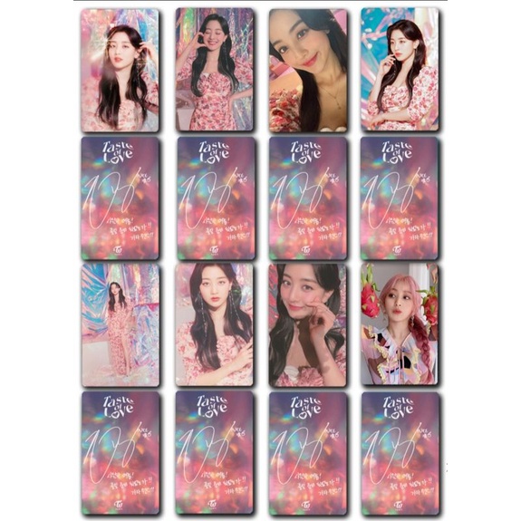 Set card chữ kí Jihyo TWICE