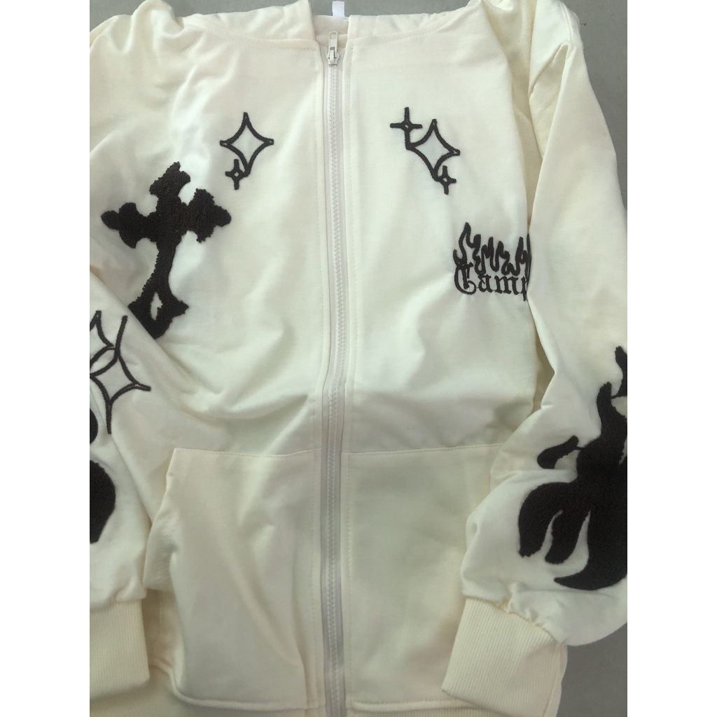 Áo khoác hoodie MMIOT Godmother cổ điển thêu họa tiết thời trang 2023