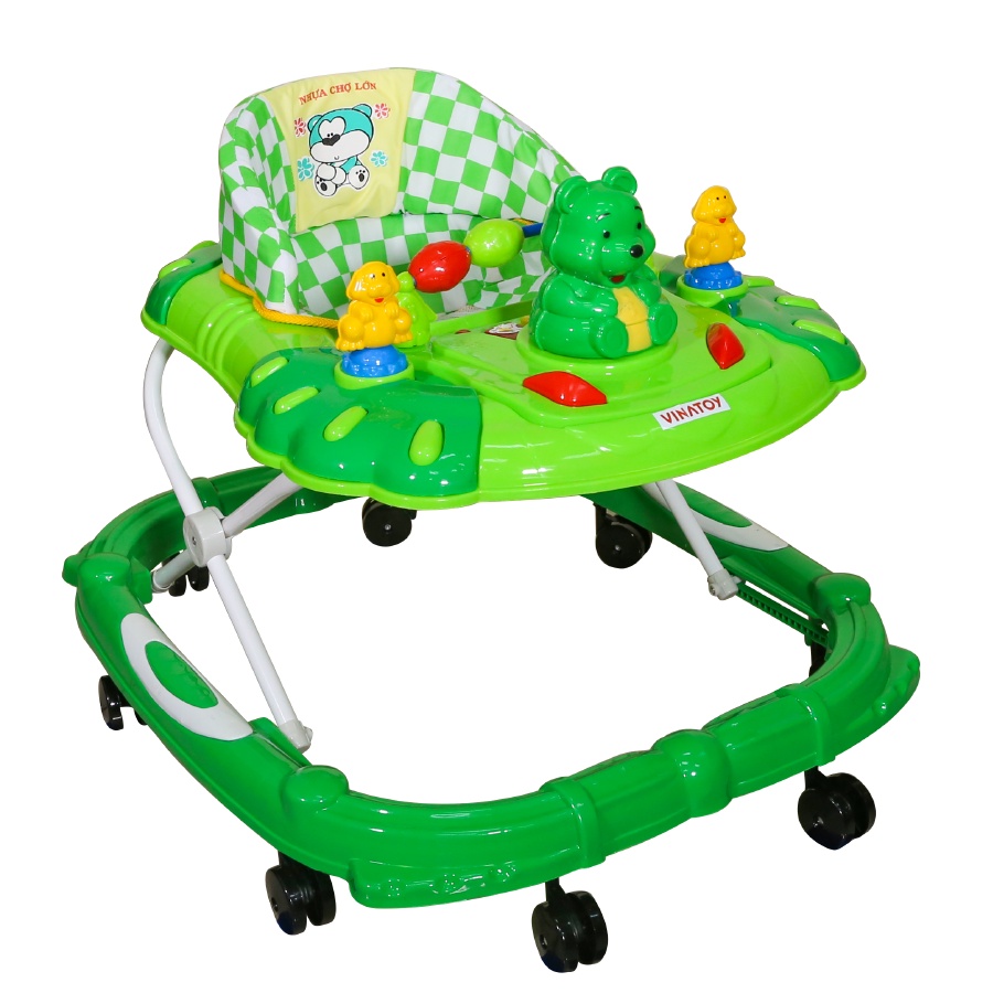 Xe Tập Đi Nhựa Chợ Lớn L4 Gấu Pooh  Dành Cho Bé Từ 6 đến 12 Tháng