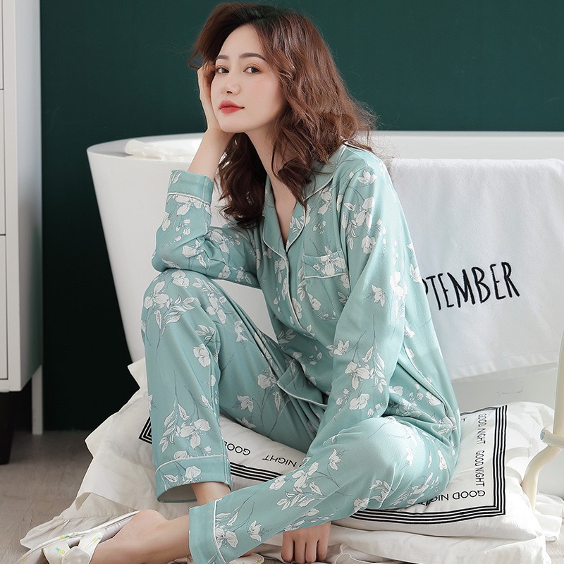 Pajamas Đồ Ngủ Mặc Nhà Lụa Mềm Mịn FreeSize AMANTA AMTPY020