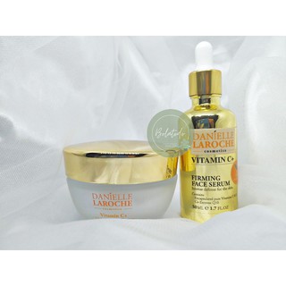 [Hàng Mỹ] 🍋 [Bộ sản phẩm] Serum & Cream dưỡng trắng Vitamin C Danielle Laroche Moisturizing & Firming Duo Vitamin C+