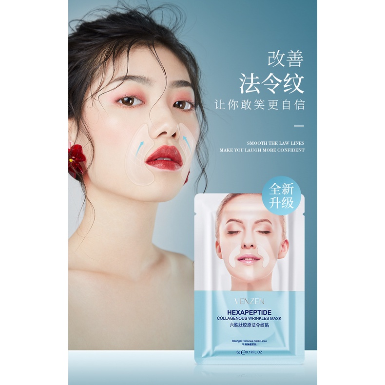 Mặt Nạ Chống Nhăn Rãnh Má Và Vùng Trán Dưỡng Da Collagen