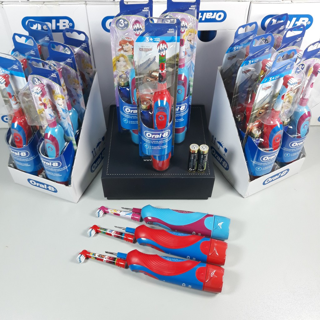 [BH 6 Tháng] Bàn chải trẻ em, bàn chải Pin, bàn chải điện oral b, bàn chải điện cho bé, máy đánh răng điện, bàn chải máy