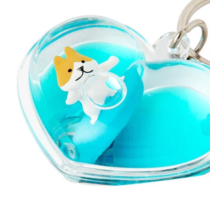 Móc Khóa Nước ARTBOX Hàn Quốc Hình Chú Chó Shiba Lướt Sóng Đáng Yêu